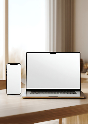 JPG 편집이미지 디자인 기술 노트북 전자제품 스마트폰 사무실 스크린 장비 업무 책상 준비 목업 이미지편집 AI컴퓨터그래픽 AI콘텐츠 가구 비즈니스 핸드폰 스마트기기 작업 파일형식