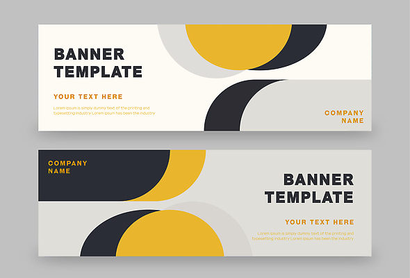 모양 템플릿 디자인 배너 배너템플릿 곡선 비즈니스 그래픽 홈페이지 노란색 회색 배열 알림 심볼 마케팅 시각디자인 AI파일 선 컬러 파일형식 벡터