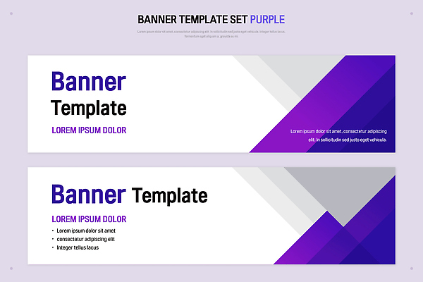 템플릿 디자인 배너 배너템플릿 컬러 텍스트 그래픽 보라색 회색 작업 구성 마케팅 예시 웹디자인 AI파일 파일형식 벡터