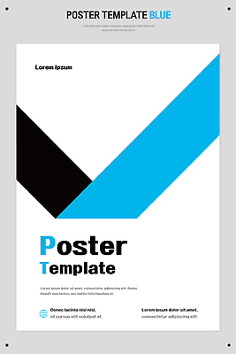 모양 템플릿 디자인 포스터 백그라운드 문구용품 그래픽 파란색 검은색 배열 기하학 서류판 예시 이미지템플릿 AI파일 컬러 무늬 사무용품 오브젝트 파일형식 벡터