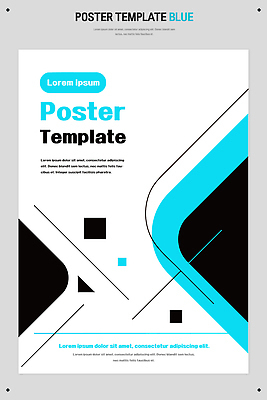 모양 도형 템플릿 디자인 포스터 선 백그라운드 텍스트 파란색 검은색 기하학 구성 이미지템플릿 AI파일 컬러 무늬 파일형식 벡터