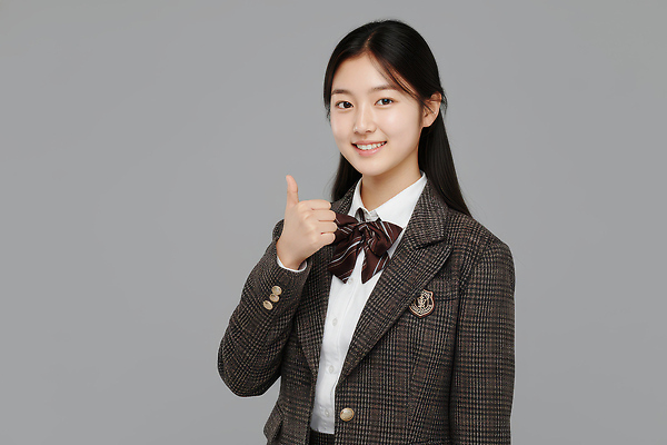 JPG 편집이미지 학생 행복 교복 포즈 학교 회색배경 여고생 고등학교 웃음 소녀 친구 최고 자신감 중학교 의료성형뷰티 편집실사 AI인물포토 AI콘텐츠 옷 여자 교육 감정 어린이 백그라운드 관계 고등학생 표정 회색 CG 파일형식 AI포토