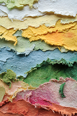 JPG 편집이미지 디자인 종이 컬러 조각 초록색 파란색 갈색 노란색 공예 그림 질감 만들기 찢어짐 겹침 층 편집실사 AI포토 AI콘텐츠 모션 취미 CG 파일형식