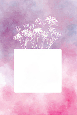 JPG 식물 디자인 화분 화초 예술 분홍색 컬러 백그라운드 일러스트 자연 수채화 그래픽 보라색 국내일러스트 AI일러스트 AI콘텐츠 생태계 파일형식