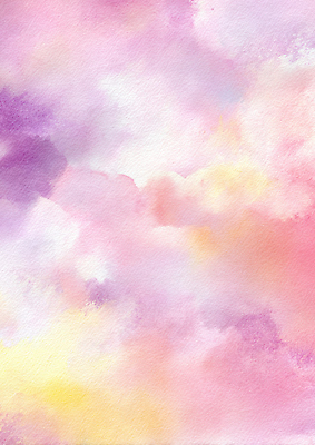 JPG 디자인 예술 분홍색 컬러 백그라운드 일러스트 자연 하늘 추상 수채화 보라색 혼합 그림 부드러움 밝은색 파스텔톤 세련 국내일러스트 AI일러스트 AI콘텐츠 무늬 감각 생태계 파일형식