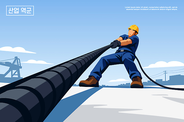 건축 산업 밧줄 일러스트 협력 기술 안전 힘 기계 장비 작업 작업장 구조물 당기기 안전모 연습 역동적 산업현장 산업근로자 작업자 건설근로자 국내일러스트 AI파일 직업 줄 컨셉 모션 헬멧 안전장비 파일형식 벡터