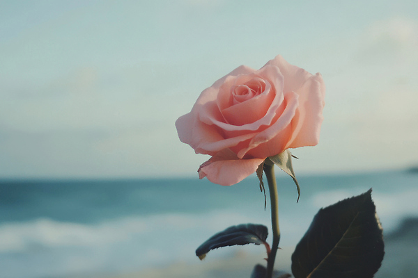 JPG 식물 편집이미지 꽃 파도 바다 컬러 자연 하늘 바람 풍경 해변 여름 조화 뷰티풀 편집실사 AI포토 AI콘텐츠 자연요소 계절 날씨 CG 생태계 파일형식