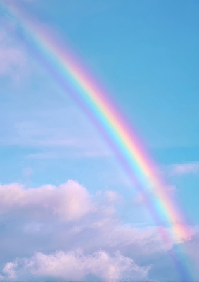 JPG 구름 편집이미지 컬러 하늘색 무지개 자연현상 자연 하늘 날씨 풍경 파란색 빛 대기 일기 뷰티풀 이미지편집 AI컴퓨터그래픽 AI콘텐츠 자연요소 생태계 파일형식