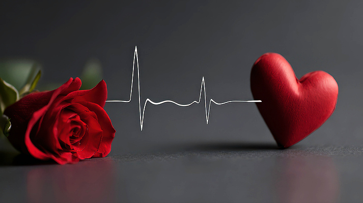 JPG 편집이미지 디자인 감정 예술 상징 백그라운드 관계 생명 사랑 빨간색 장미 하트 심장 표현 장면 이미지편집 AI포토 AI콘텐츠 모양 꽃 컬러 장기_의학 파일형식