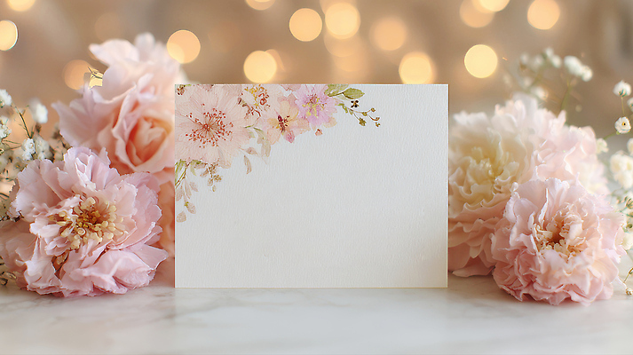 JPG 편집이미지 디자인 꽃 백그라운드 탁자 문구용품 조명 이벤트 장식 축하 생일 꽃꽂이 청첩장 초대장 이미지편집 AI컴퓨터그래픽 AI콘텐츠 식물 기념일 가구 컨셉 카드_감사 오브젝트 원예 파일형식