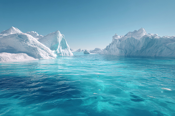 JPG 편집이미지 바다 여행 자연 하늘 날씨 풍경 물 반사 얼음 탐험 수면 극지방 빙하 빙산 청량 편집실사 AI컴퓨터그래픽 AI콘텐츠 자연요소 CG 생태계 지역 파일형식