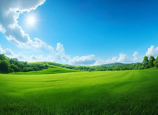 JPG 나무 식물 편집이미지 자연 하늘 날씨 산 풍경 초원 야외 초록색 파란색 땅 편집실사 AI컴퓨터그래픽 AI콘텐츠 컬러 CG 생태계 파일형식