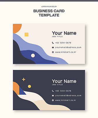 템플릿 컬러 파일형식 벡터 디자인 연락처 정보 그래픽 마케팅 전문 모양 구성 모던 세련 이미지템플릿 AI파일 명함 베이지색 베이직