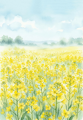 JPG 나무 식물 계절 백그라운드 꽃밭 일러스트 자연 하늘 풍경 초원 제주도 농장 유채 조경 유채밭 하드웨어 국내일러스트 AI일러스트 AI콘텐츠 꽃 밭 농업 한국 컴퓨터 생태계 파일형식