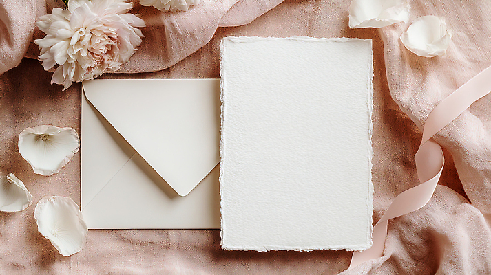 JPG 편집이미지 디자인 꽃잎 꽃 분홍색 탁자 문구용품 편지봉투 따뜻함 이벤트 장식 편지지 오브젝트 감성 수공예 편집실사 AI포토 AI콘텐츠 식물 컬러 가구 컨셉 봉투 공예 편지 CG 파일형식