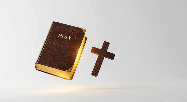 JPG 나무 편집이미지 기독교 종교 상징 십자가 공중 책 빛 믿음 성경 기도 예배 이미지편집 AI컴퓨터그래픽 AI콘텐츠 식물 감정 종교용품 파일형식