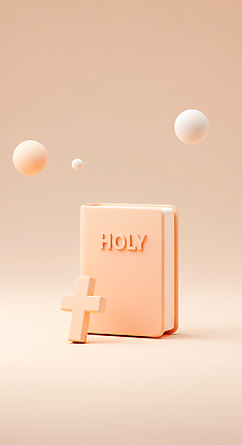 JPG 편집이미지 디자인 기독교 종교 상징 컬러 백그라운드 십자가 성경 구출 오브젝트 조화 이미지편집 AI컴퓨터그래픽 AI콘텐츠 종교용품 도움 파일형식