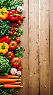 JPG 나무 편집이미지 컬러 토마토 채소 피망 바닥 건강 요리 농작물 식사 신선 브로콜리 레시피 시금치 이미지편집 AI포토 AI콘텐츠 식물 농업 파일형식