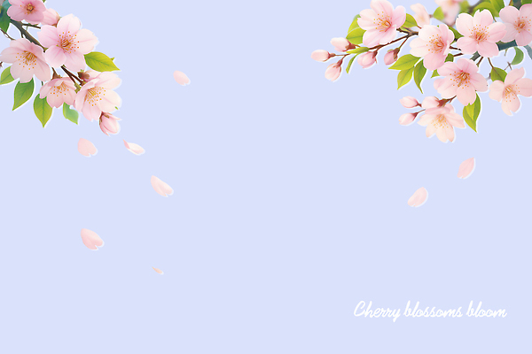 PSD 나무 식물 계절 꽃잎 꽃 컬러 일러스트 자연 하늘 생명 따뜻함 풍경 봄 벚꽃 나뭇가지 떨어짐 뷰티풀 국내일러스트 컨셉 생태계 파일형식