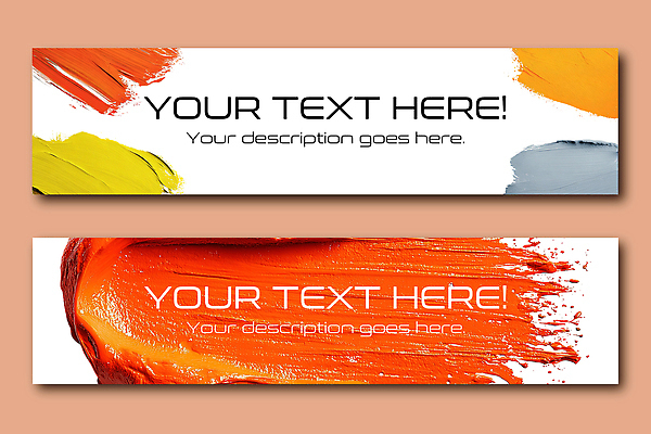 PSD 템플릿 디자인 배너 배너템플릿 가로배너 예술 컬러 백그라운드 텍스트 추상 그래픽 빨간색 노란색 주황색 페인트 물감 회색 표현 배너세트 무늬 가로 세트 미술도구 파일형식