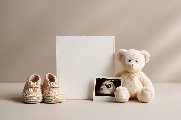 JPG 편집이미지 행복 신발 가족 탁자 장식 희망 임신 곰인형 아기 출산 준비 부드러움 순간 초음파 카피스페이스 편집실사 AI포토 AI콘텐츠 감정 인형 가구 관계 사람 공백 감각 CG 파일형식