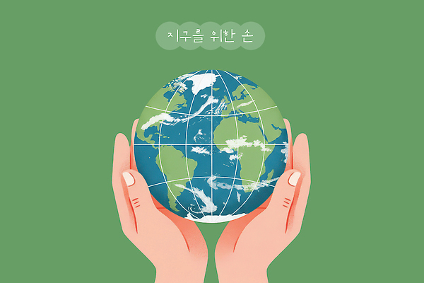 PSD 모델 손 지구 바다 일러스트 자연 사람 세계 환경 메시지 오염 보호 에코 육지 지구의날 책임감 국내일러스트 기념일 컨셉 신체부위 생태계 파일형식