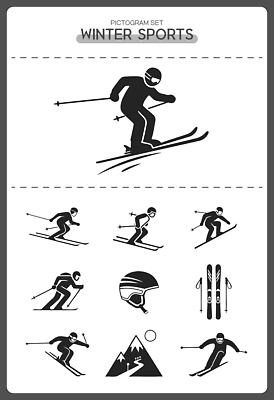 디자인 스포츠 포즈 겨울 일러스트 모션 레저 스키 겨울스포츠 산 동계올림픽 풍경 픽토그램 운동 얼음 장비 스노우보드 헬멧 그림 스키선수 폴 슬로프 국가대표 국내일러스트 AI파일 자연요소 계절 올림픽 스키장 운동선수 건강 보드_스포츠 보호장비 스키용품 파일형식 벡터