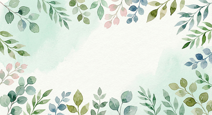 JPG 모양 식물 디자인 예술 컬러 백그라운드 잎 일러스트 자연 수채화 프레임 그래픽 장식 여름 봄 배열 그림 조화 카피스페이스 국내일러스트 AI일러스트 AI콘텐츠 계절 공백 생태계 파일형식