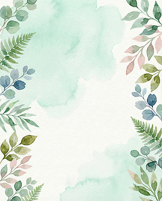 JPG 식물 디자인 예술 컬러 백그라운드 잎 일러스트 자연 나뭇잎 수채화 프레임 그래픽 여름 봄 빈티지 그림 질감 부드러움 화사함 단순화된 색감 카피스페이스 국내일러스트 AI일러스트 AI콘텐츠 계절 컨셉 공백 감각 생태계 파일형식