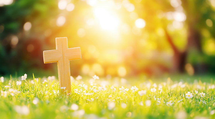 JPG 나무 편집이미지 꽃 행복 기독교 종교 상징 십자가 자연 아침 풍경 초원 여름 햇빛 평화 봄 이미지편집 AI컴퓨터그래픽 AI콘텐츠 주간 식물 계절 감정 컨셉 태양 생태계 파일형식