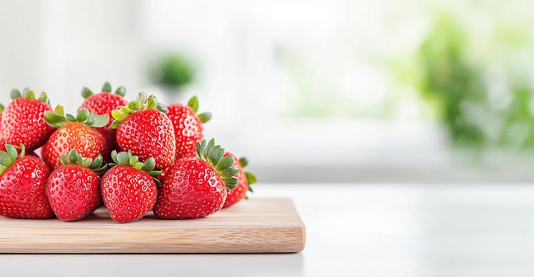 JPG 식물 편집이미지 음식 과일 자연 딸기 디저트 건강 요리 빨간색 쌓기 주방 신선 준비 비타민 나무도마 제철음식 제철과일 편집실사 AI포토 AI콘텐츠 컬러 모션 도마 목재 CG 생태계 영양소 제철 파일형식