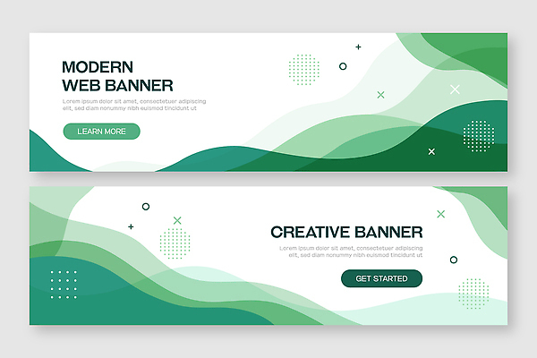 템플릿 디자인 배너 배너템플릿 컬러 그래픽 웹 정보 알림 전달 온라인 마케팅 스타일 효과 AI파일 인터넷 파일형식 벡터