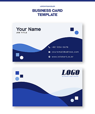 도형 템플릿 디자인 명함 명함템플릿 그래픽 파란색 정보 흰색 이름 이메일 연락처 이미지템플릿 AI파일 컬러 파일형식 벡터