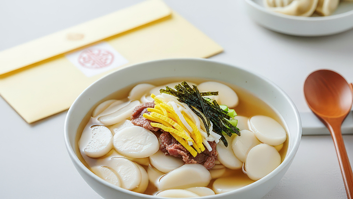 JPG 편집이미지 한식 음식 재료 식탁 육류 요리 설날 전통음식 국수 떡국 국물 다과 건강식 간편조리식품 편집실사 AI포토 AI콘텐츠 전통 명절 식재료 탁자 디저트 면류 CG 파일형식