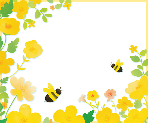 PSD 식물 꽃잎 꽃 화초 일러스트 모션 자연 생물 여름 노란색 환경 정원 봄 꿀벌 진달래 생태계 원예 향기 벌집 현기증 국내일러스트 계절 컬러 취미 벌_곤충 냄새 증상 파일형식