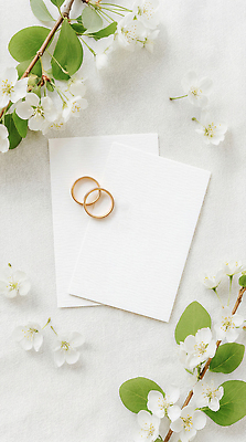 JPG 편집이미지 꽃 결혼 잎 자연 탁자 결혼식 이벤트 장식 금색 흰색 반지 결합 준비 문서 청첩장 결혼반지 초대장 결혼소품 편집실사 AI포토 AI콘텐츠 식물 컬러 가구 장신구 카드_감사 CG 오브젝트 생태계 파일형식