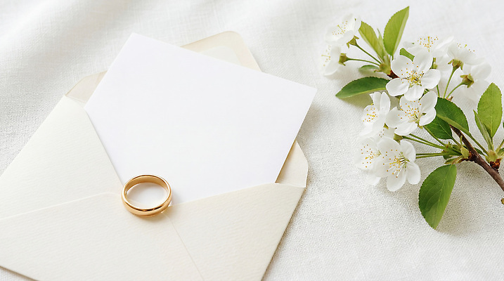 JPG 편집이미지 기념일 꽃 결혼 탁자 결혼식 봉투 선물 사랑 장식 우정 메시지 쓰는 편지 청첩장 결혼반지 결혼소품 순간 약혼반지 편집실사 AI포토 AI콘텐츠 식물 감정 가구 카드_감사 이벤트 친구 반지 CG 오브젝트 파일형식