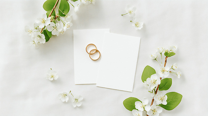 JPG 편집이미지 기념일 꽃 행복 결혼 백그라운드 결혼식 사랑 장식 로맨틱 흰색 반지 청첩장 약속 결혼반지 장면 결혼소품 뷰티풀 편집실사 AI포토 AI콘텐츠 식물 감정 컬러 컨셉 장신구 카드_감사 이벤트 CG 오브젝트 파일형식