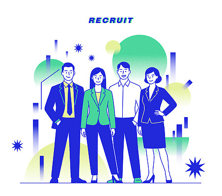 모양 컬러 백그라운드 일러스트 회사 비즈니스 협력 직장 대화 이벤트 여러명 정보 구직 발표 그룹 전문직 모집 구인구직 지원 참여 네트워킹 국내일러스트 AI파일 직업 다수 컨셉 말하기 사람 네트워크 구인 파일형식 벡터
