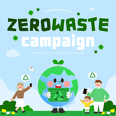 식물 동물 템플릿 기호 지구 캠페인 가족 자연 여러명 환경 재활용 행운 보호 참여 제로웨이스트 이미지템플릿 AI파일 문자 다수 컨셉 관계 사람 그린캠페인 사회이슈 친환경 생태계 파일형식 벡터