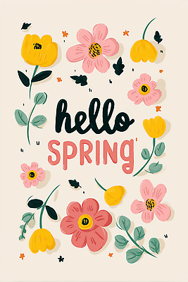 JPG 식물 디자인 계절 꽃 예술 컬러 백그라운드 일러스트 모션 자연 기념 꽃병 봄 들꽃 벚꽃 원예 뷰티풀 색채 국내일러스트 AI일러스트 AI콘텐츠 취미 생태계 파일형식