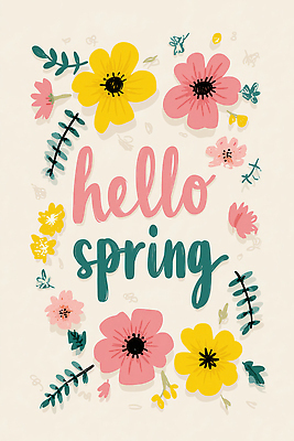 JPG 식물 디자인 계절 꽃잎 꽃 예술 컬러 백그라운드 잎 일러스트 자연 생명 그래픽 장식 봄 인사 화단 화사함 뷰티풀 국내일러스트 AI일러스트 AI콘텐츠 컨셉 예절 생태계 파일형식