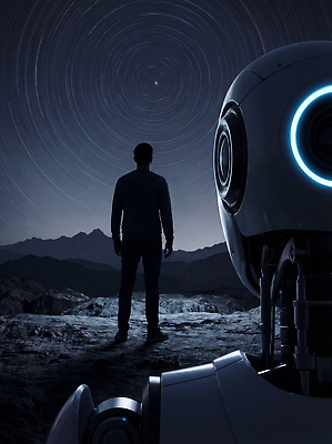 JPG 편집이미지 디자인 별 자연 하늘 조명 산 기술 사람 풍경 뒷모습 우주 스케치 로봇 이미지편집 AI컴퓨터그래픽 AI콘텐츠 자연요소 뷰포인트 미술 생태계 파일형식