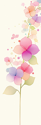 JPG 모양 식물 디자인 계절 꽃 감정 줄기 분홍색 컬러 백그라운드 일러스트 자연 생명 추상 수채화 보라색 머리핀 배열 그림 장면 화사함 조화 뷰티풀 국내일러스트 AI일러스트 AI콘텐츠 컨셉 무늬 장신구 생태계 파일형식