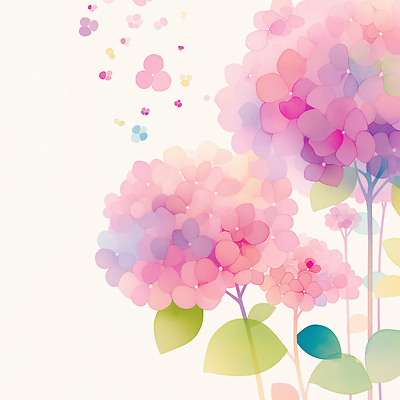 JPG 식물 디자인 꽃 예술 분홍색 컬러 백그라운드 꽃밭 일러스트 자연 수채화 여름 보라색 감상 원근감 그림 조화 밝은색 뷰티풀 국내일러스트 AI일러스트 AI콘텐츠 계절 뷰포인트 생태계 파일형식