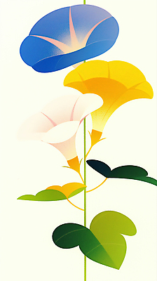 JPG 식물 꽃잎 꽃 줄기 컬러 잎 일러스트 자연 생명 여름 파란색 노란색 정원 당근 흰색 순환 조경 나팔꽃 조화 자원 뷰티풀 국내일러스트 AI일러스트 AI콘텐츠 계절 모션 뿌리채소 생태계 파일형식