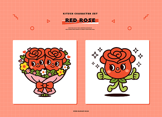 캐릭터 디자인 꽃 어린이 꽃다발 일러스트 모션 사랑 그래픽 장식 세트 컬러풀 달리기 장미 귀여움 키치 일러캐릭터 AI파일 식물 감정 컬러 컨셉 사람 파일형식 벡터