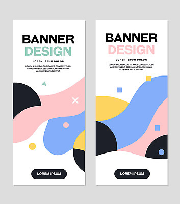 모양 템플릿 디자인 배너 배너템플릿 세로배너 예술 선 컬러 백그라운드 패턴 잉크 그래픽 검은색 현수막 기하학 조화 파스텔톤 배너세트 AI파일 무늬 세로 세트 파일형식 벡터