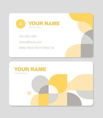 도형 템플릿 디자인 컬러 비즈니스 명함 탁자 직장 그래픽 사무실 노란색 작업 이름 인쇄 뒷면 앞면 연락처 이미지템플릿 AI파일 가구 회사 파일형식 벡터