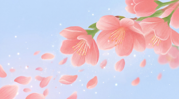 JPG 나무 계절 꽃잎 꽃 감정 컬러 일러스트 자연 하늘 바람 수채화 풍경 파란색 봄 벚꽃 머리핀 장면 뷰티풀 국내일러스트 AI일러스트 AI콘텐츠 자연요소 식물 장신구 날씨 생태계 파일형식